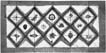 Panel of ceramic tiles