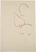 Preparatory study for the print "Two Trees in Memory of Hametzayer"