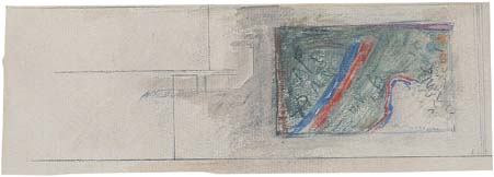 Study for the tapestry for Beit Halochem, Afeka