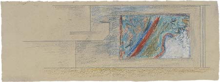 Study for the tapestry for Beit Halochem, Afeka