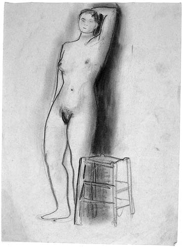 Nude and Stool