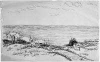 Landscape with sea